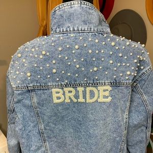 Pearl “Bride” Jean Jacket